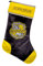 Merchoid Harry Potter Hufflepuff Christmas Stocking – Festive Holiday Decor for Fans for Hufflepuff House Supporters, Yellow and Black Design for Bedroom or Fireplace