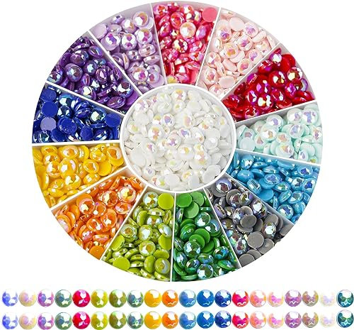 20 Farben AB Diamond Painting Steine, Diamond Painting Zubehör für 5D Diamant Painting, Diamant-Malerei-Zubehör Diamanten für Diamond Painting Erwachsene, AB Runde Diamonds 4000 Stück