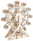 INFUNLY Holzpuzzle Riesenrad 3D DIY Modellbausätze Für Erwachsene Holzbastelsätze Lernpuzzle Baustammprojekt Für Geburtstagsgeschenk