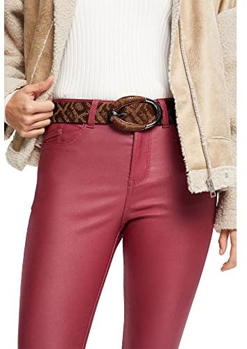 ESPRIT Damen 112EA1S305 Gürtel, 230/CAMEL, 80