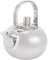 Teiera per Fornelli, Bollitore 1L con Colino da Tè e Manico in Acciaio Inox Acqua Bollente Caffettiera Classico Fornello Fondo Piatto Adatto Gas Fornello Elettrico Induzione Fuoco Argento(14cm)