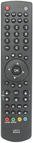 ALLIMITY Remplacer la Télécommande adaptée à Agora Andersson Aya Brandt Celcus Differo Digihome Dual Essentielb AGR22914COB LED2240FDC A19BD1901 B1915HDLED DLED40125FHD DF-19LRHUDG D32151HDLED
