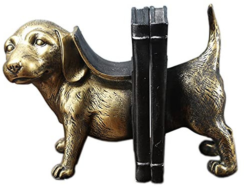 OUSIKA Serre-Livres Serre-Livres Antique Serre-Livres for décoration de Chien Porte-Bonheur Serre-Livres, Peut être utilisé for décorer la Boutique Bureau Salon Salle à Manger Serre-Livres