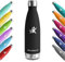 KollyKolla Edelstahl Trinkflasche 1L, Vakuum Isolierte Thermosflasche, Thermoskanne Auslaufsicher, BPA-Frei, Wasserflasche Kohlensäure Geeignet, für Uni, Schule, Büro, Sport, Reisen, Yoga, Sprudel