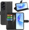 BOCTECH Cover per Honor 90 Lite, Custodia a Libro Portafoglio in Pelle PU e Silione Morbido con Porta Carte, Magnetica e Supporto Flip Case Antiurto per Honor 90 Lite, Nero