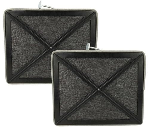 vhbw 2x Aktivkohlefilter kompatibel mit Miele DA371, DA372, DA60-1, DA68, DA71, DA72/1, DA73, DA362-75 Dunstabzugshaube - 20,5 x 17 x 3,3 cm