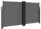vidaXL Toldo Lateral Retráctil, Pantalla de Privacidad, Mosquitera Impermeable, Sombrilla para Jardín Balcón Patio Terraza, Gris Antracita 120x1000 cm