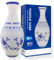 Vase de puzzle 3D en porcelaine bleue et blanche, composé de 160 pièces de puzzles en plastique incurvés, décoration de la maison et cadeau de pendaison de crémaillère