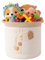INough Toy Storage Baskets Woven Cotton Rope Storage Basket for Kids, Blanket Baskets for Living Room Toys Organizer with Embroidery Decor, Cute Baskets with Handle for Nursery, Burr Basket (Giraffe)