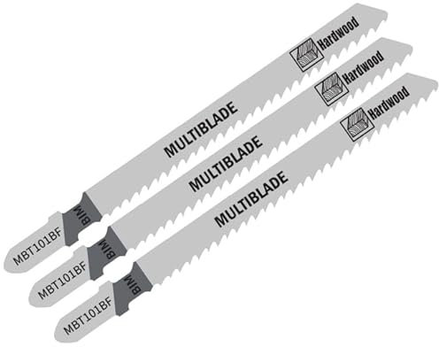 Multiblade 3 hojas de sierra de calar para madera dura, 100 mm, estándar