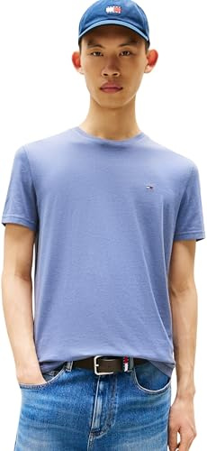 Tommy Jeans Herren T-Shirt Kurzarm Tee Rundhalsausschnitt