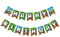 Pre-Strung Game Theme Happy Birthday Banner - NO DIY - Video Gaming Pixel Party Decoration Favors Background Photo Props Birthday Party Supplies Birthday Garland Pennant Hanging Wall Decor for Boys