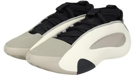 adidas Harden Volume 8 Indoor Basketball Sportschuhe grau/schwarz IG6649 (grau, EU Schuhgrößensystem, Erwachsene, Numerisch, M, 42 2/3)