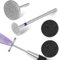 2 PCS Sanding Discs for Nail Drill Bit with Sandpaper, Flat Nail Drill Bits to Do Over Spills Feet File Drill Bit Replacement Head Callus Remover Pedicure Supplies Mini Sanding Bands for Manicure