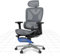 FLEXISPOT Ergonomischer Bürostuhl Schreibtischstuhl mit Fußstütze, 3D-Armlehnen, 3D-Kopfstütze, 5D-Rückenlehne, Atmungsaktiver Sitz Belastbar bis 130 kg Arbeitsstuhl, ErgoX, Dunkelgrau