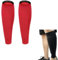 Fußball-Schienbeinschoner, Schienbeinschoner, Wadenbandage, professionelle Schienbeinschoner, professionell, sturzsicher, Pads für Fußballspiele, Anfänger, für Männer, Frauen und Jugendliche (Rot, L)