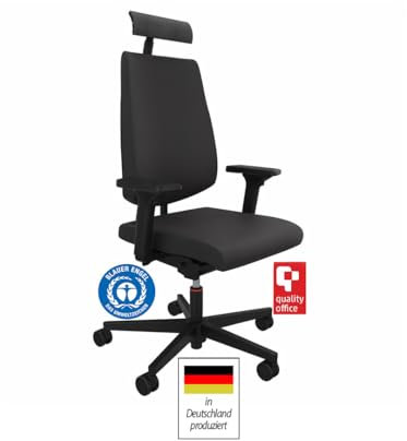 Sedus Black Dot bd-103, Bürostuhl, Vollpolster, hohe Rückenlehne, Fix & Fertig Edition, Schnelllieferprogramm (Premium, Schwarz)