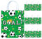 Fußball Party Taschen,10PCS Fußball Papiertüten mit Henkel,Grün Fussball Geschenktüten,Grün Fussball Geburtstag Geschenktaschen,Football Party Bags Tüten Mitgebseltüten Papier Gastgeschenke