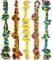 GASAPET ALL Large Dog Rope Toys for Aggressive Chewers, 5 Nearly Indestructible Various Tough Rope Toys for Large and medium Breed, 100% Cotton for Teeth Cleaning, Tug of War, No Small Size