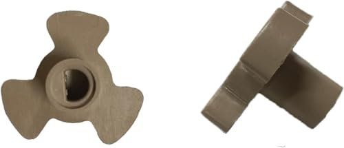 2 pezzi da 0,59 accoppiatore per giradischi a microonde, supporto per guida a rulli per giradischi per forno a microonde con porta D, (lunghezza dell'albero: 0,59 / 16 mm)