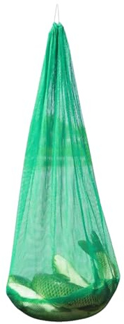 Sucritude Fish Collection Bag | Fish Shipping Bag with Drawstring | Portable Nylon Mesh Sack for Fruit Produce Vegetable Diving Outdoor Sports Equipment Storage