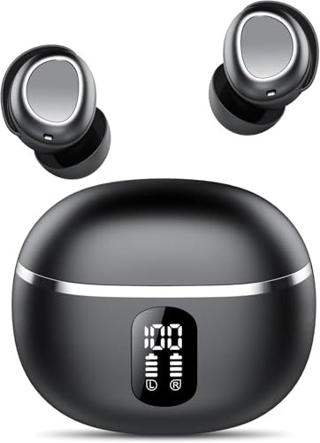 Ear Buds Wireless Earbuds, Bluetooth Headphones 5.3 In Ear with 4 ENC Noise Cancelling Mic, 50H Playtime Bluetooth Earphones, Bass Boost 90%, NEW Mini Bluetooth Earbuds IP7 Waterproof, USB-C