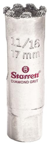 Starrett KD1016-N 11/16-Inch Diamond Grit Holesaw