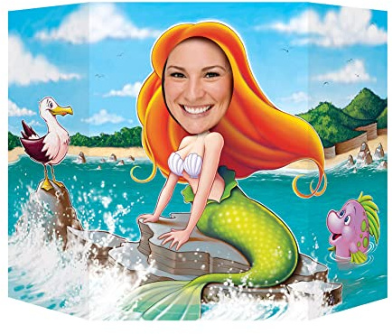 Beistle 54800 Mermaid Photo Prop, 3-Feet 1-Inch by 25-Inch