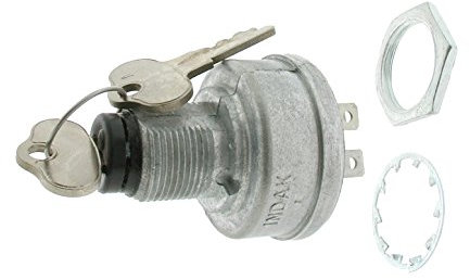 Greenstar 4762 Contacteur à clé 3 positions 6 bornes pour John Deere F910/F930 à montage avant 130/165/170/175
