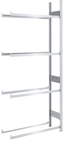 Certeo hofe | Reifenregal | Regalhöhe 2500 mm | Anbauregal | BxT 1010 x 435 mm