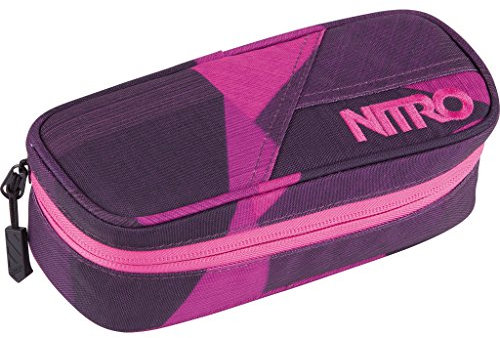 Nitro Pencil Case, Federmäppchen, Schlampermäppchen, Faulenzer Box, Federmappe, Stifte Etui, Fragments Purple
