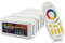 LIGHTEU®, Milight Miboxer-Fernbedienungskit: Packung mit 4 x RGBW LED Streifensteuerungen und 1 x kabelloser 4-Zonen RGBW Fernbedienung 4 x fut038 + fut096