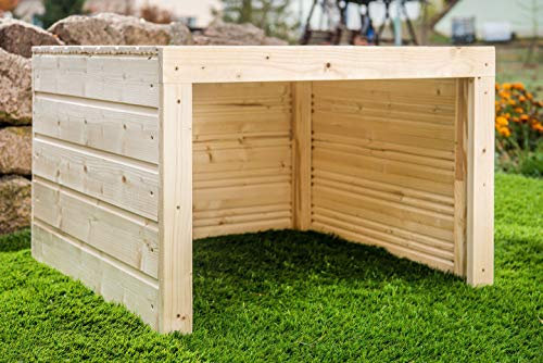 mähroboter Garage Carport überdachung de toit pour robot tondeuse – Cube