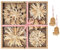COM-FOUR® 26x Strohsterne im Mix-Set - Christbaum-Schmuck - Stroh-Anhänger für den Weihnachtsbaum - natürlicher Christbaum-Behang - Weihnachtsdekoration (026-teilig - Set3)