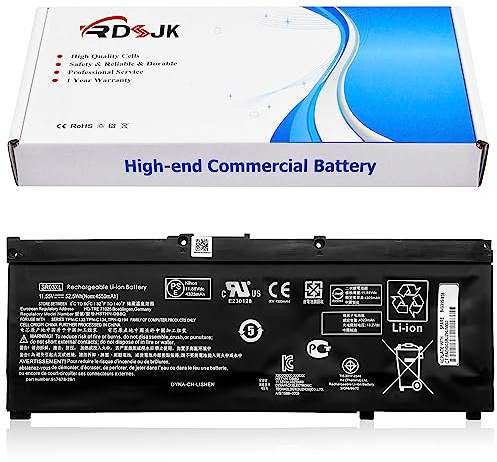 SR03XL - Batería para portátil HP Pavilion 15-CX 15-CX00 15-CX0058WM Envy x360 15-cn0000 17-bw0000 HSTNN-DB8Q L08934-2C1 L08934-1B1 L08855-855-855 5 HSTNN N-IB8L SR04XL TPN-C133 C134 TPN-Q194 SR04XL