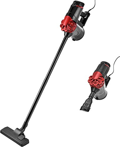 Venga! 2-in-1 Stick Handheld Vacuum Cleaner, Bagless, Up to 16 kPa, 600 W, Red/Black, VG HVC 3001 BS