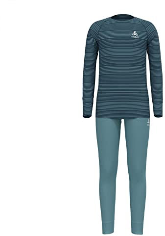 Odlo Kids Active WARM ECO Funktionsunterwäsche-Set, Reef Waters - Blue Wing Teal