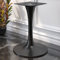 GGMMÖBEL Leonardo | Bistro Tischgestell | Schwarz | Fuß: Ø 50 cm | Säule: 10 x 73,5 cm | Tischgestell Rund, Gastro Tischgestell
