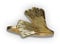 Silberring Ginkgo Blatt Ring vergoldet - 925 Sterling Silber - Damenring Ginko Gelbgold (60 (19.1))