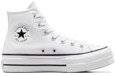 Converse Chuck Taylor All Star Ox Schuhe, Weiß, Schwarz, 39 EU