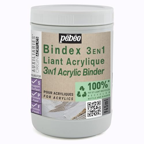 Pébéo Studio Green Bindex 3-in-1 Acrylic Binder 946 ml