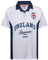 New Model UK Ladies England Football Euro Champions Half Sleeve T-Shirt | Button Down Collar Neck Style | Embroidered Logo | S to XXL | White M