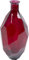 Kare Design Vase Origami, Pink, 59cm, Hohe Blumenvase für Pampasgras, Große Glasvase, Deko für Wohnzimmer, Esstisch, Regal, Flur, Recyceltes Glas, 59x20x20 cm (H/B/T)