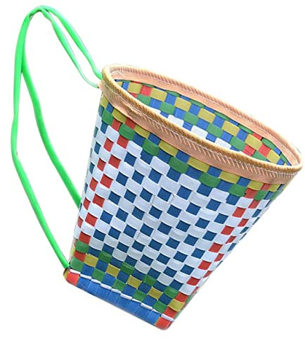 FRCOLOR Kleiner Rucksack Für Junge Mädchen Aus Kunststoff Ethno-stil Zum Aufhängen Vielseitig Einsetzbar Zur Aufbewahrung Von Kleinigkeiten Und Dekorationen