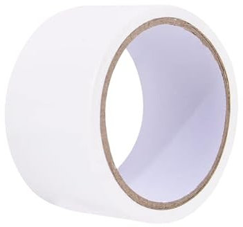 Windfestes Klebeband für Fenster-Wärmedämmfolie, spurloses Klebeband, Türnaht-Dichtungsstreifen, kältebeständig, trans-5 cm x 10 m, weiß