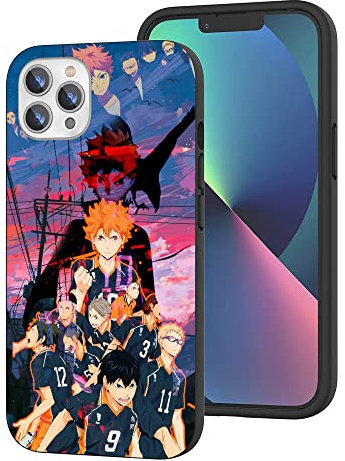 WANGQINHAI Kompatibel mit iPhone 15 Pro Hülle, Anime Cool Manga TPU Fallschutz Stoßdämpfend Kratzfest Handyhülle Cover (Anime-Haikyuu-Comic-1)