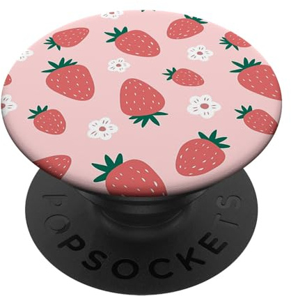 Cute Pop Socket Cute Strawberry PopSockets for Girls Cute PopSockets Adhesive PopGrip