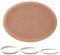 BENECREAT Ovale Keramikformwerkzeuge, Keramikplatten-Formform Handgefertigte Schüsselplatte Slump-Form Schüssel-Töpferwerkzeuge MDF-Dichteplatte Für Schüsselplatten, 25x19x1.5cm