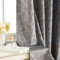 WONGS BEDDING 2 Stück Vorhänge Blickdicht Samt Wohnzimmer Gardinen mit Ösen, Grau Verdunklungs Vorhang Blickdicht Thermovorhang Curtain für Wohnzimmer Schlafzimmer Deko, 140 x 225 cm (BxH)