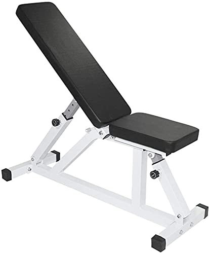 GLJTUO Verstellbare Hantelbank, Trainings-, Fitness- Und Fitnessstudiobank, Bank Mit Verstellbaren Hanteln, Fitness-Trainings-Workout, All-In-One-Hantelbänke, Kippbank